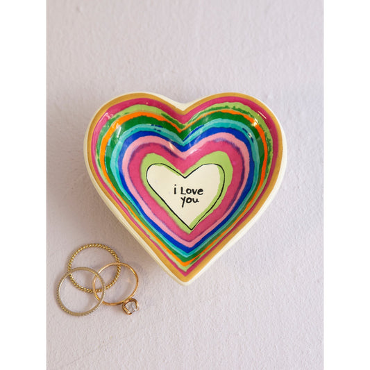 Heart Trinket Dish - I Love You