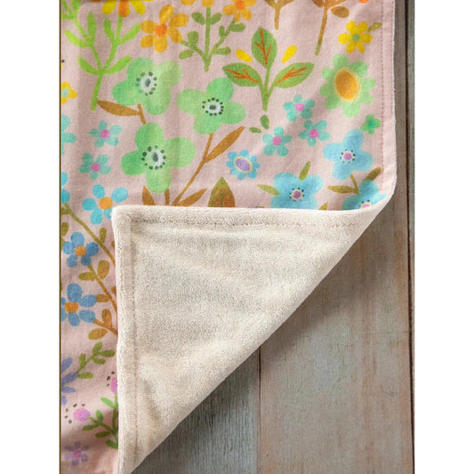 Cotton Dish Towel - Thankful Grateful Floral - The Feral Market
