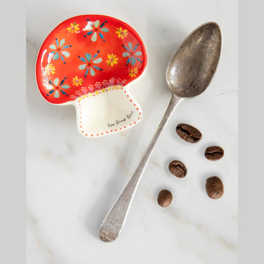 Little Spoon Rest/Trinket Dish - You Grow Girl