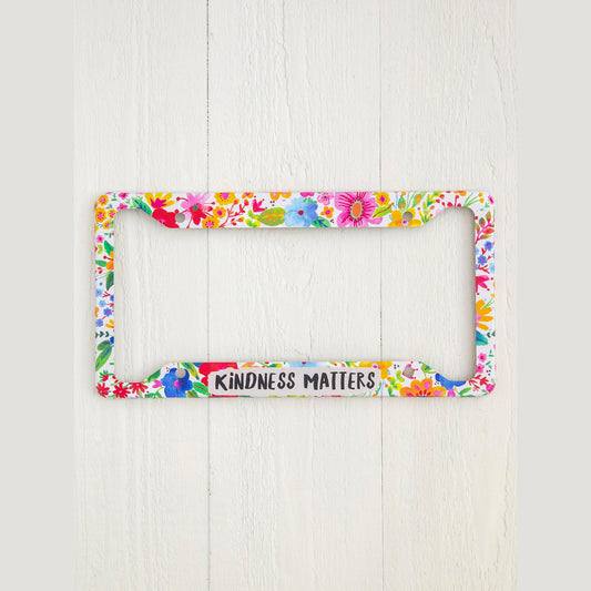 License Plate Frame - Kindness Matters - The Feral Market