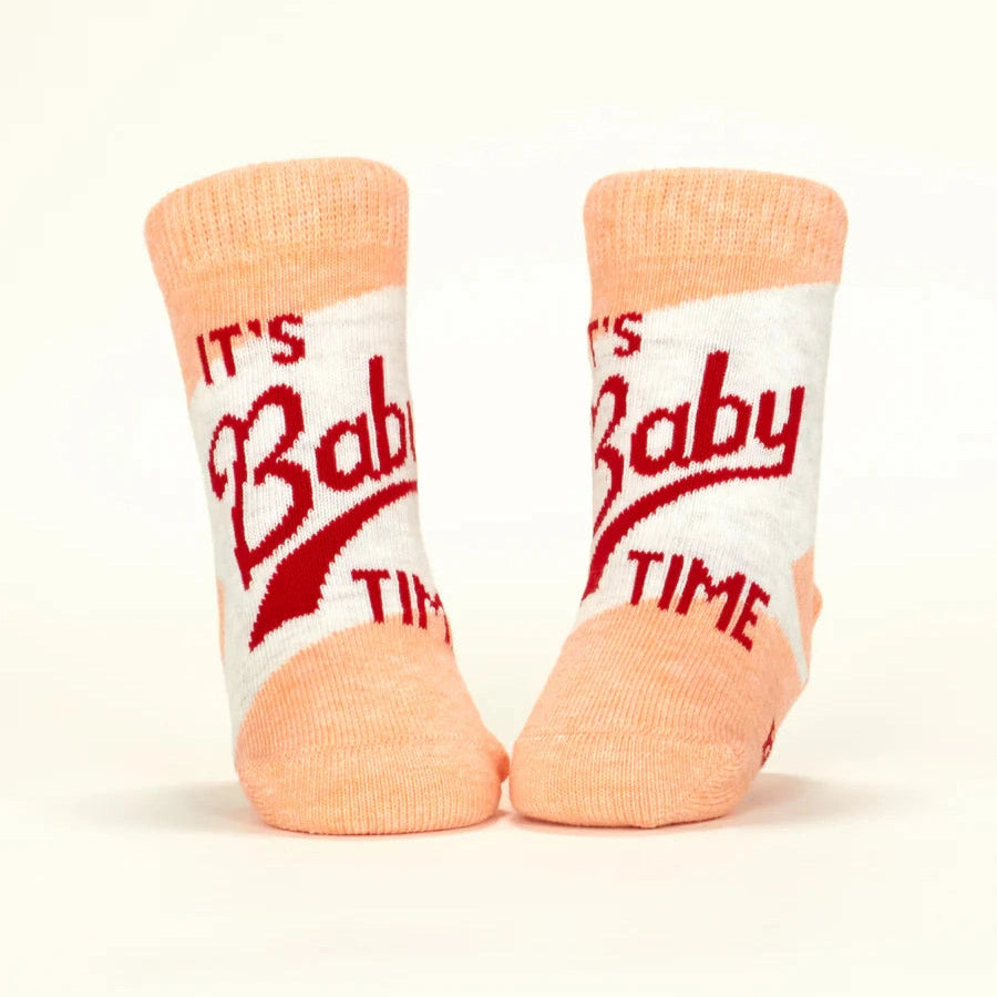 I Call The Shots Now/ It's Baby Time Baby Socks - The Feral Market