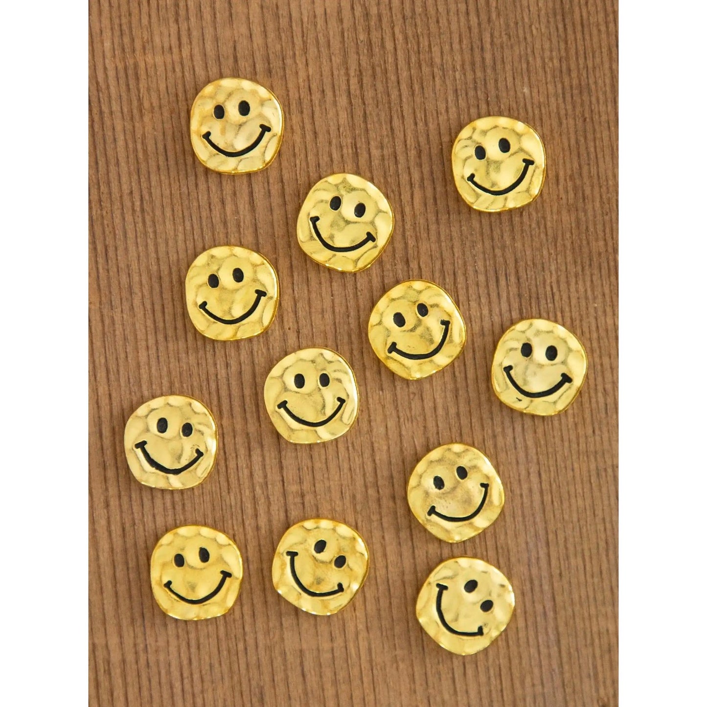 Bag of Tiny Tokens, Set of 12 - Smiley Face