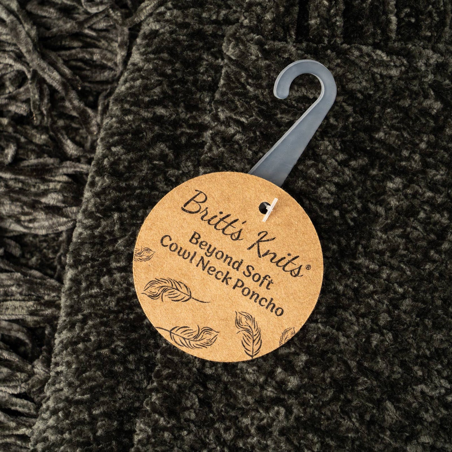 Britt's Knits Beyond Soft Cowl Neck Poncho