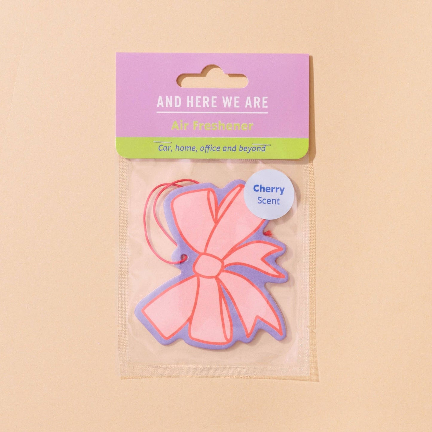 Classic Bow Air Freshener - Cherry Scent