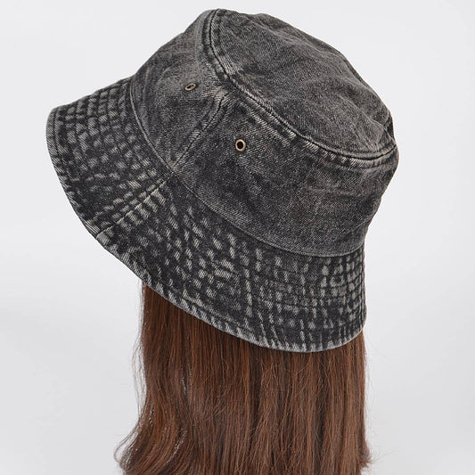 Washed Denim Bucket Hat