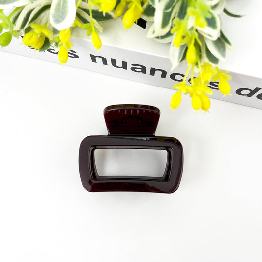 Square Thickened Hair Clip, Blue Series Claw Clip