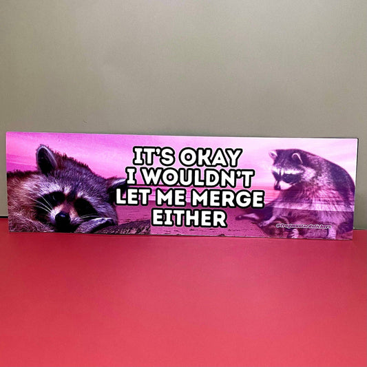 It's okay, I wouldn't let me merge either - The Feral Market