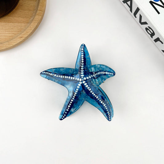 Starfish Hair Clip, Acetate Claw Clip