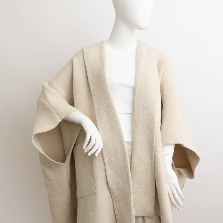 Cozy Plush Solid Color Hooded Ruana