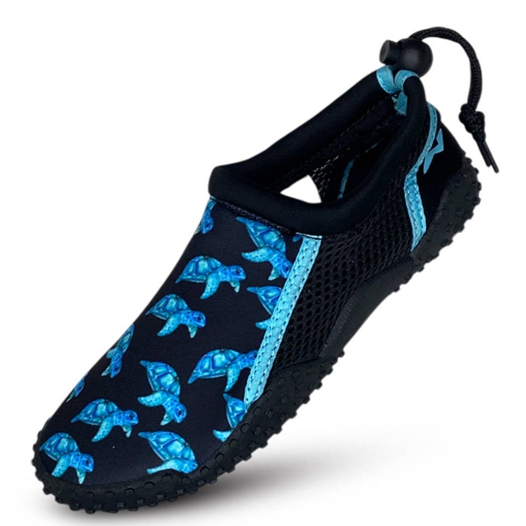 Norty Boys Water Shoe Black Turtles, H1211