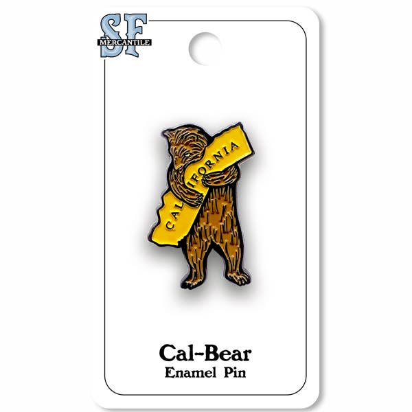 CA Bear Hug Enameled Pin - The Feral Market