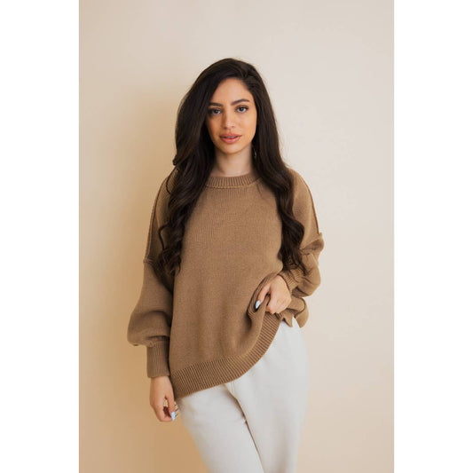 Cozy Oversized Pullover Sweater - The Feral Market