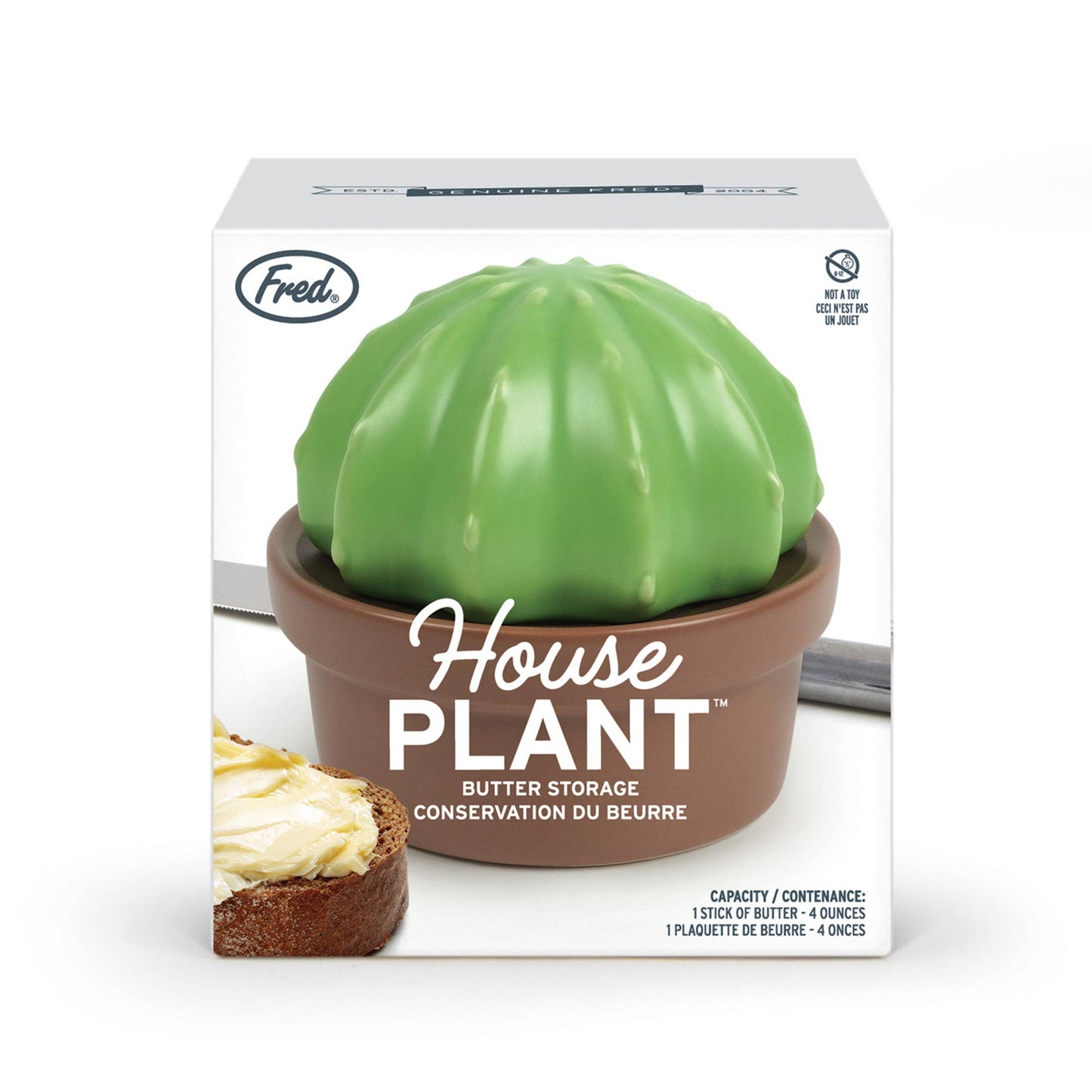 HOUSE PLANT - Ceramic Cactus Butter Storage