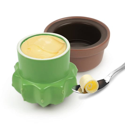 HOUSE PLANT - Ceramic Cactus Butter Storage