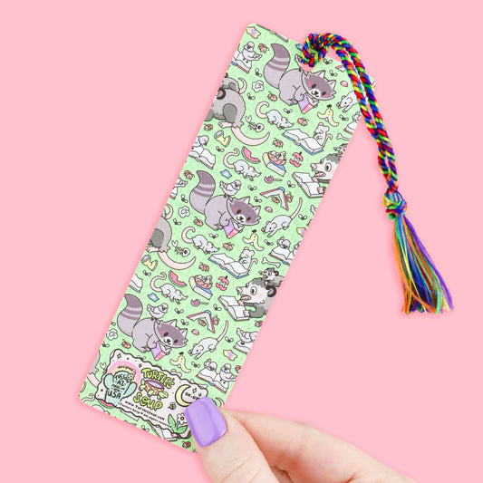I Love Trashy Books, Smut, Bookish, Bookmark with Tassel