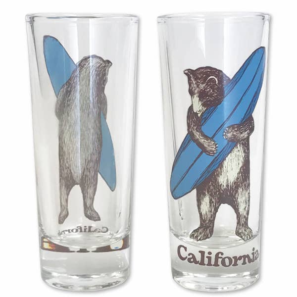 Surf Bear Shooter Glass - The Feral Market