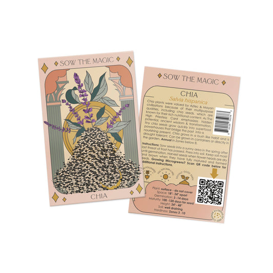 Chia Tarot Seed Packet - The Feral Market
