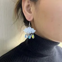 Dainty Cloud Earrings