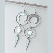 Crescent Dangle Earrings