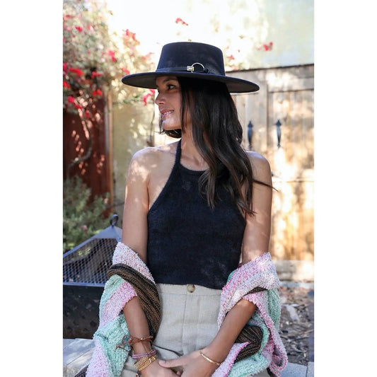 Soft Halter Crop Top