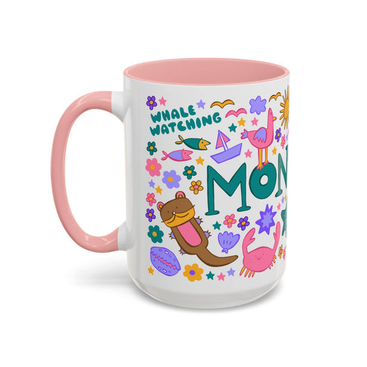 Monterey - *BIG* Coffee Mug (15oz, PINK) - The Feral Market