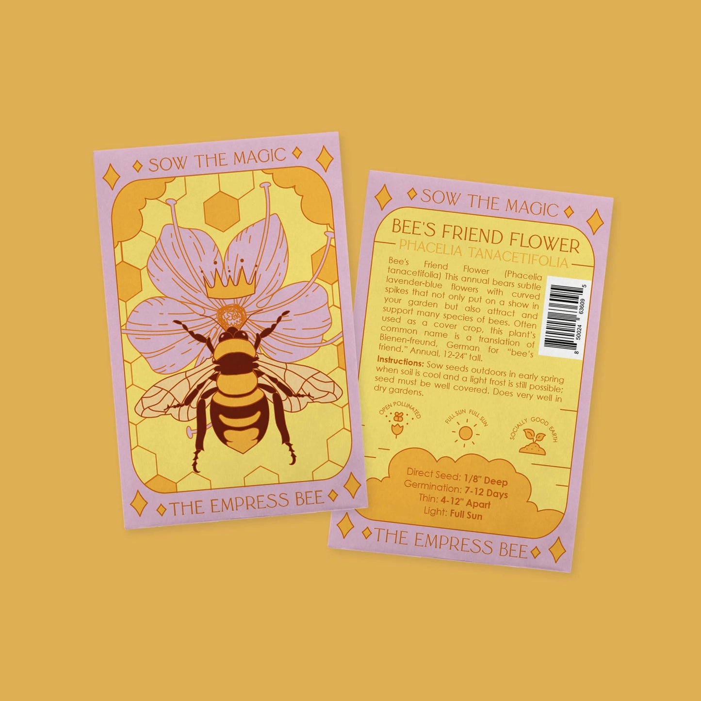 The Empress Bee Tarot Garden + Gift Seed Packet - The Feral Market