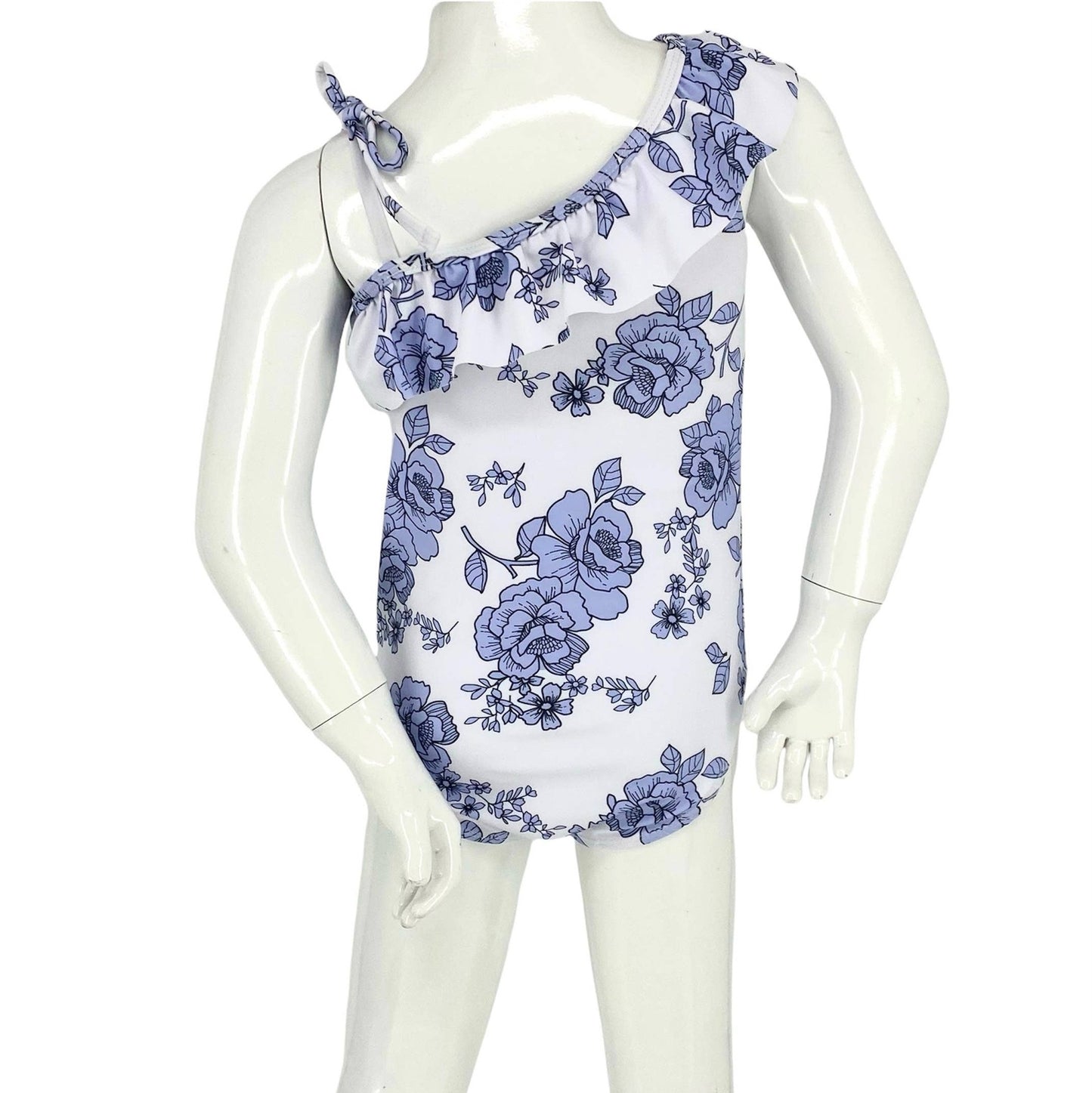 Rose Sky Girls One Piece Swimsuit