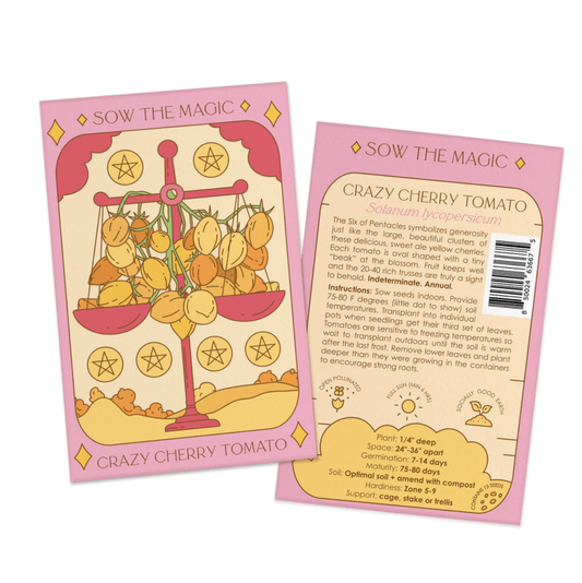 Crazy Cherry Tomato Tarot Garden + Gift Seed Packet - The Feral Market