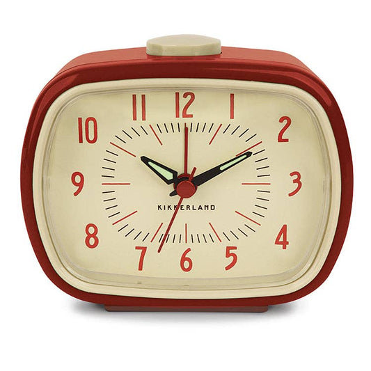 Retro Alarm Clock + Red - The Feral Market