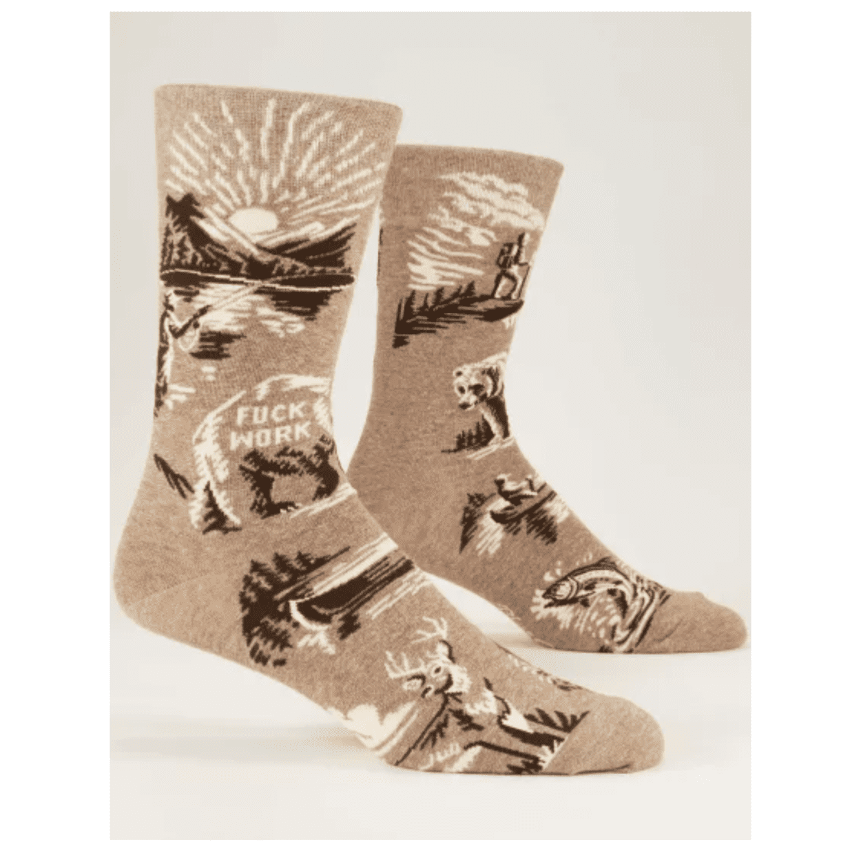 Fuck Work Men's Socks - The Feral Market