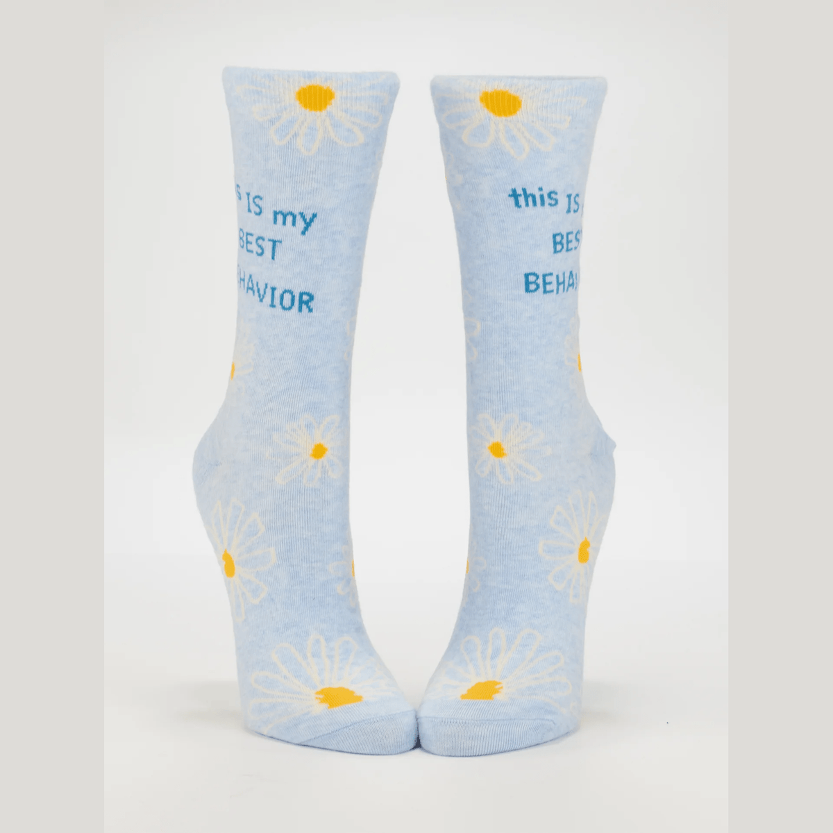 This Is My Best Behavior Women's Crew Socks - The Feral Market