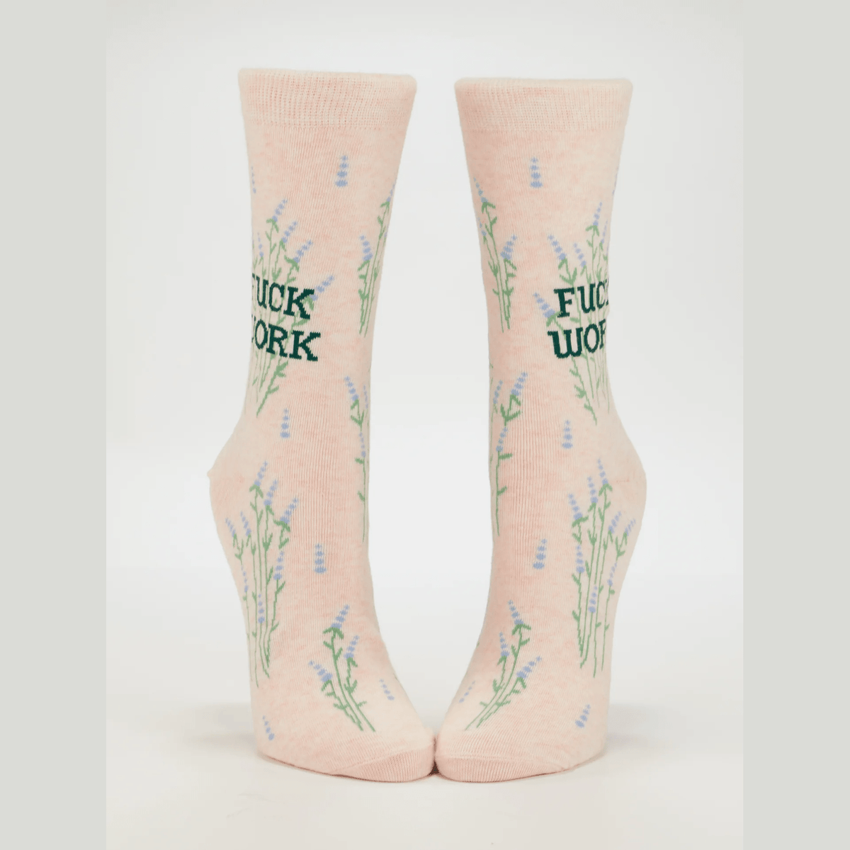 Fuck Work Women's Crew Socks - The Feral Market