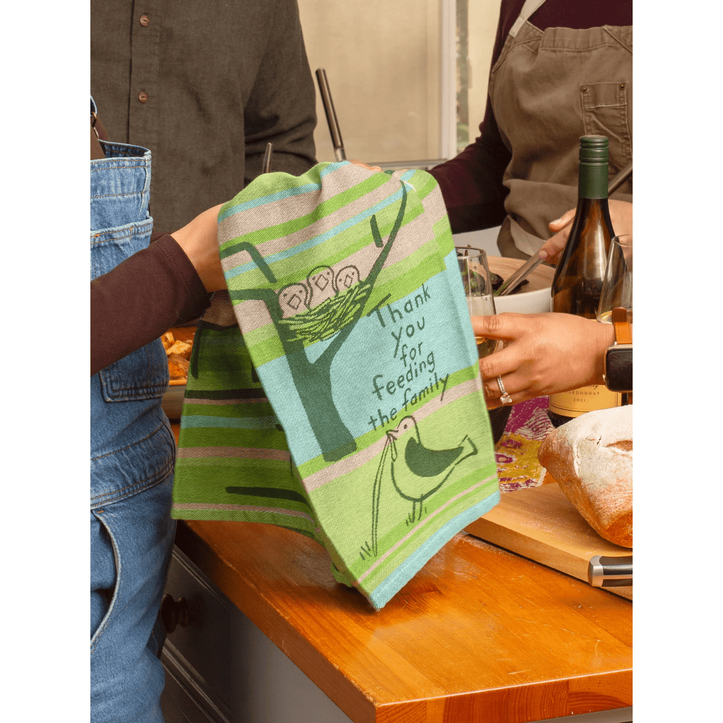 Thank You For Feeding The Family Dish Towel - The Feral Market