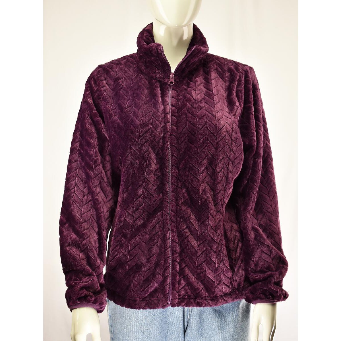 Herringbone Plush Jacket