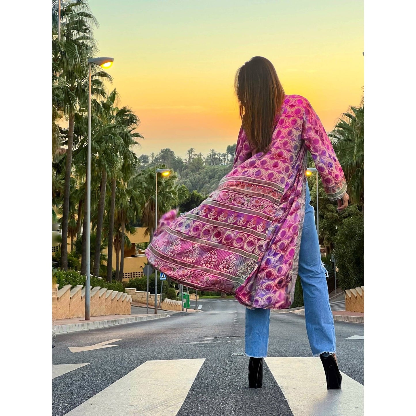 Reversible Silk Kimono