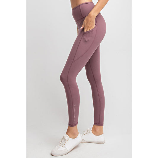 Butter Leggings Triangular Side Pockets