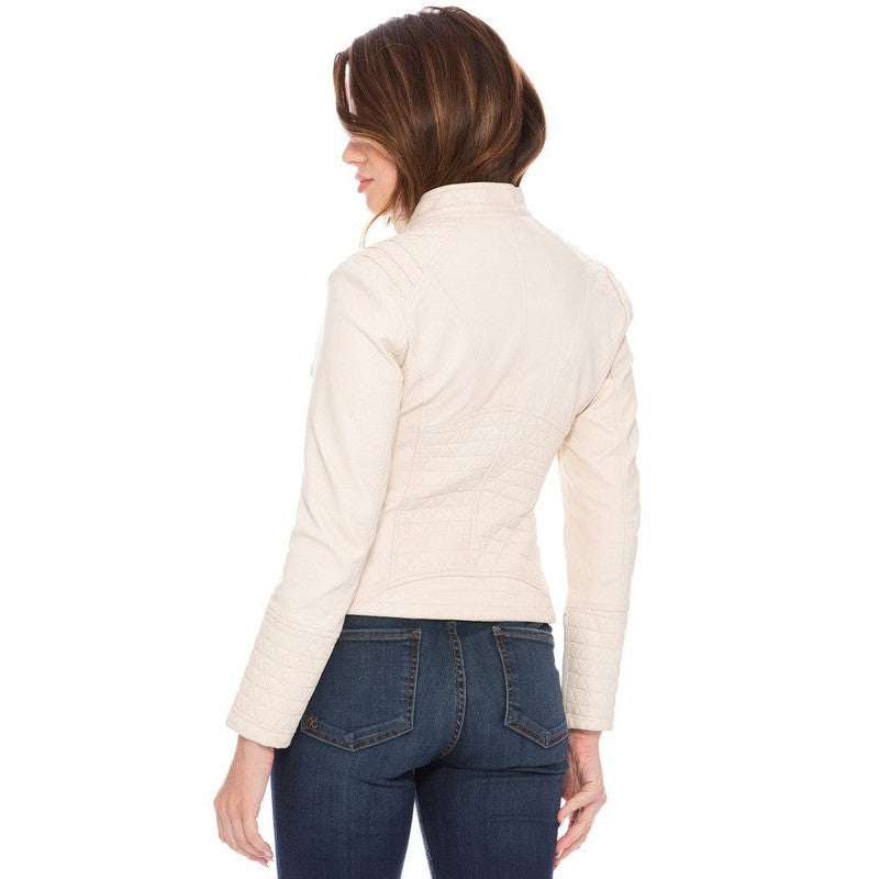 Jamie Vegan Leather Moto Jacket - The Feral Market