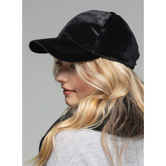 Casual Velvet Baseball Cap