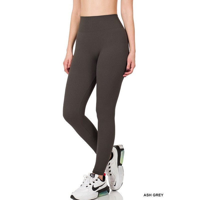 Thick Ribbed Seamless Leggings – The Feral Market