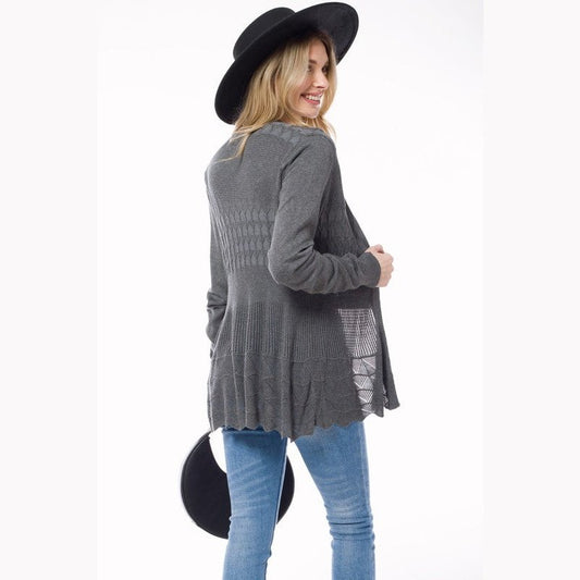 Crochet Knit Cardigan