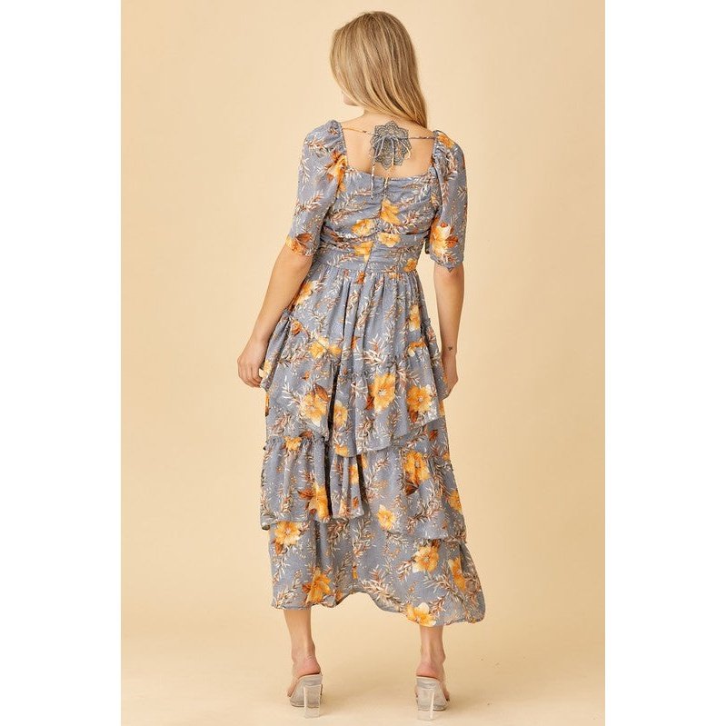 Catherine Rouched Tier Dress