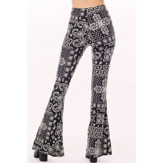 Big Paisley Flare Pants