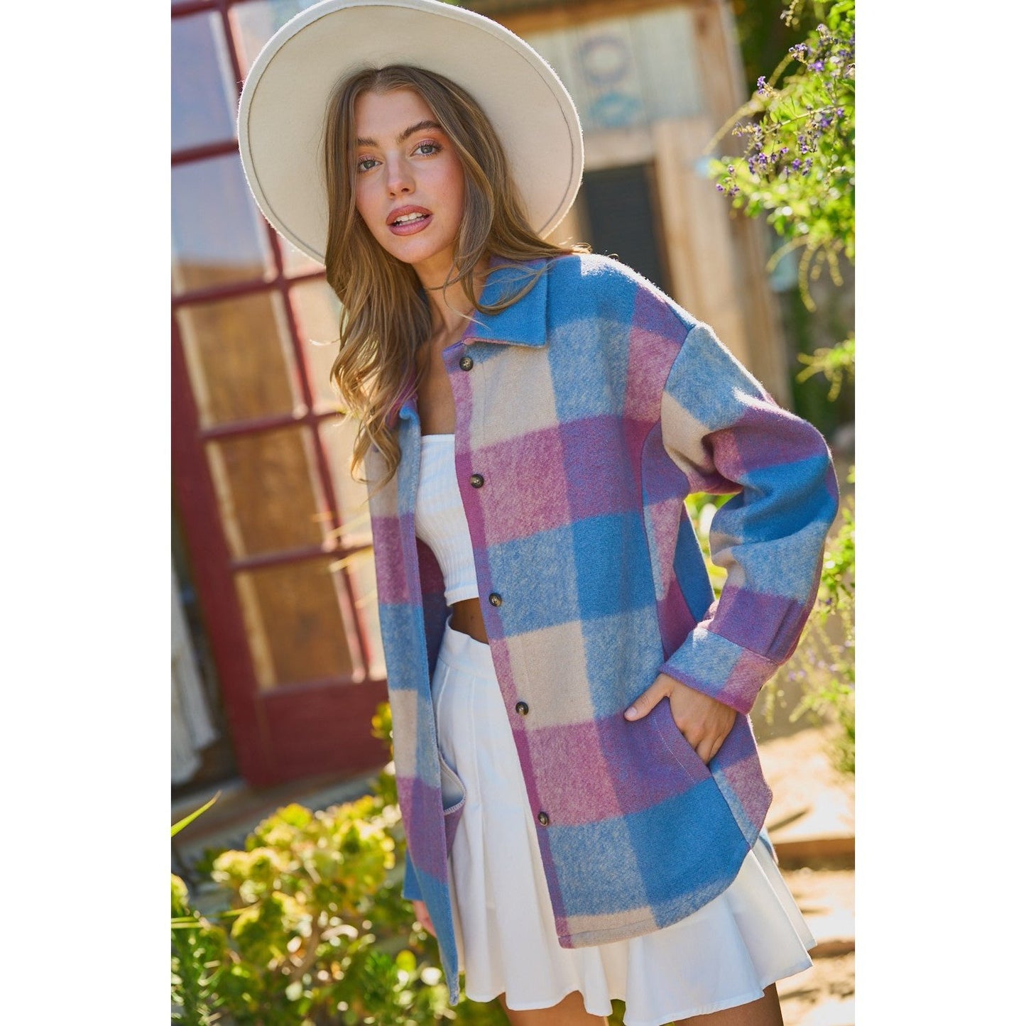 Pastel Checker Jacket