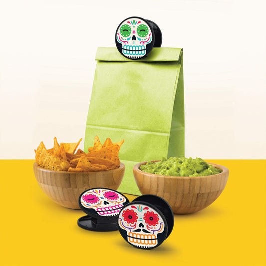 Sugar Skull Bag Clips