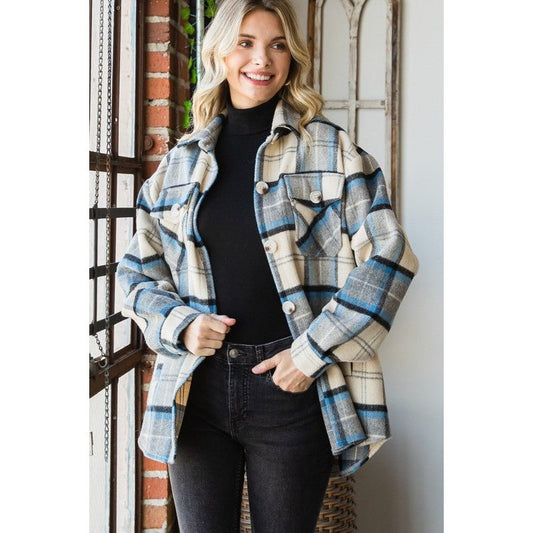 Lucy Plaid Flannel Jacket