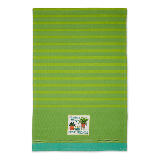 Best Fronds Embellished Dishtowel