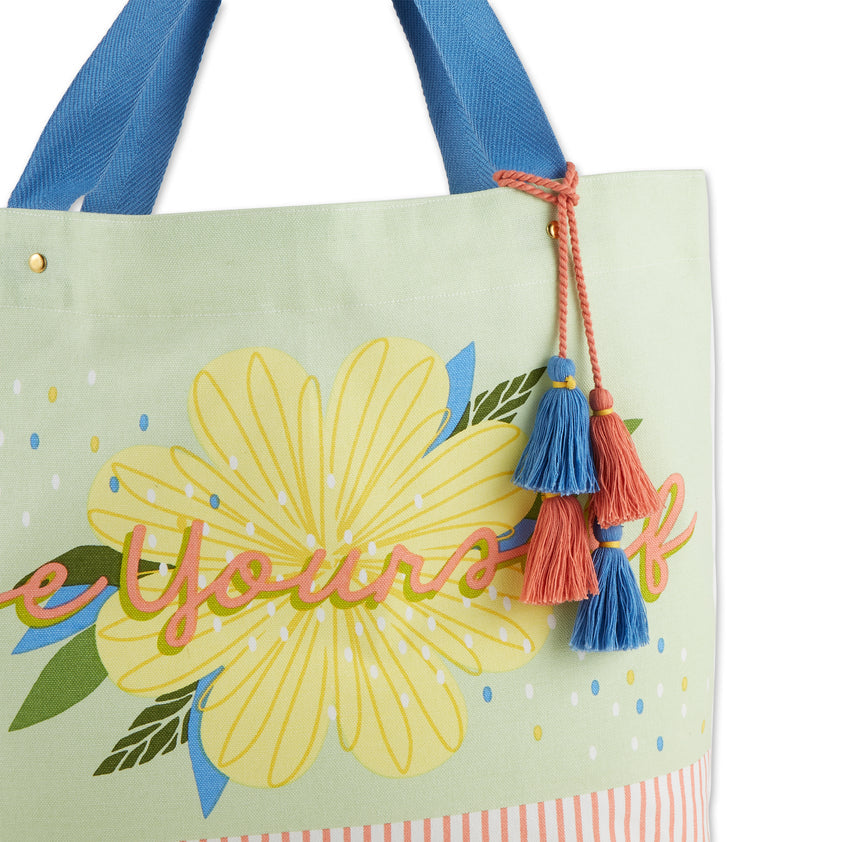 Be Yourself Blossom Printed Tote