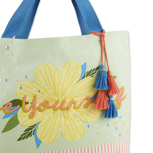 Be Yourself Blossom Printed Tote