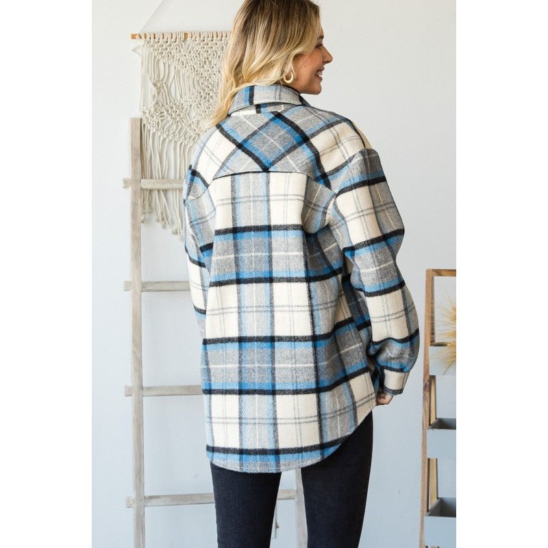 Lucy Plaid Flannel Jacket