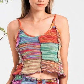 Multi-patch Tank Top